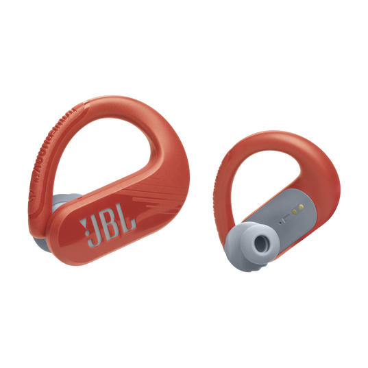 JBL Endurance Peak 3 - Coral - Dust and water proof True Wireless active earbuds - Front